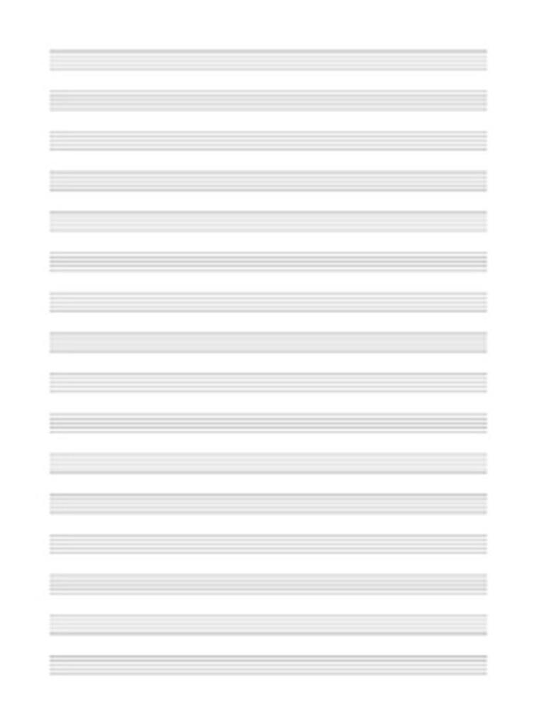 Papier à musique 16 portées